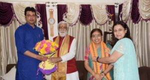 Choubey meets Tripura CM